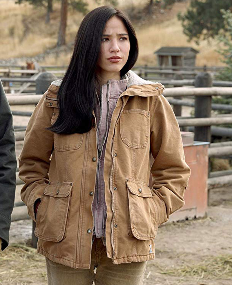 Kelsey Asbille Yellowstone Cotton Jacket Kelsey Asbille Yellowstone Cotton Jacket - Image 2