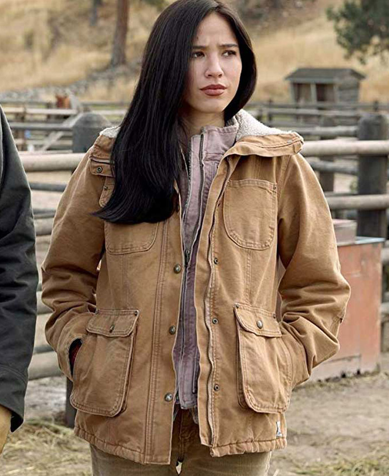 Kelsey Asbille Yellowstone Cotton Jacket Kelsey Asbille Yellowstone Cotton Jacket - Image 5