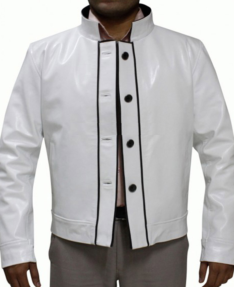 Ken Jeong The Hangover Part III White Leather Jacket Ken Jeong The Hangover Part III White Leather Jacket - Image 3