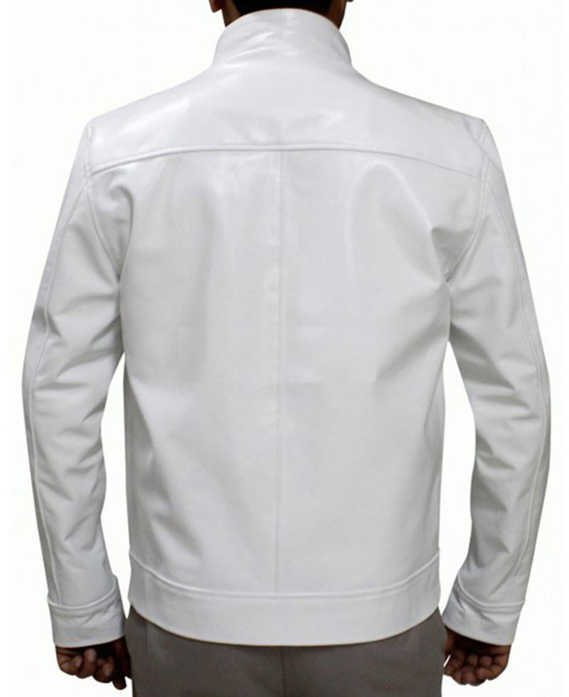 Ken Jeong The Hangover Part III White Leather Jacket Ken Jeong The Hangover Part III White Leather Jacket - Image 2