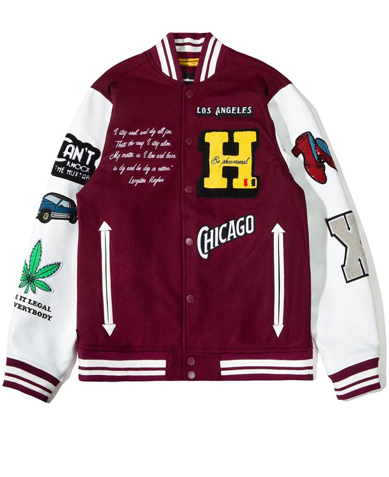 BlackAF Kenya Barris Letterman Varsity Jacket BlackAF Kenya Barris Letterman Varsity Jacket