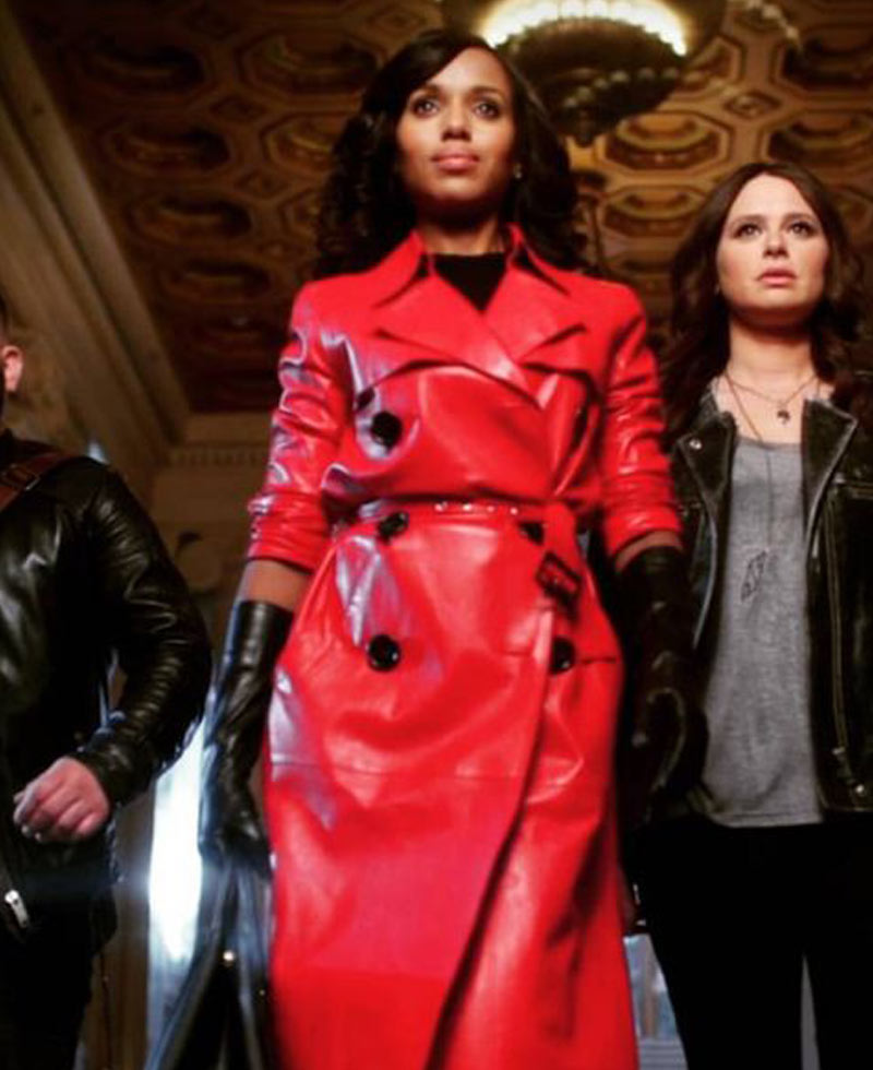 Olivia Pope Scandal Kerry Washington Trench Coat Olivia Pope Scandal Kerry Washington Trench Coat - Image 3