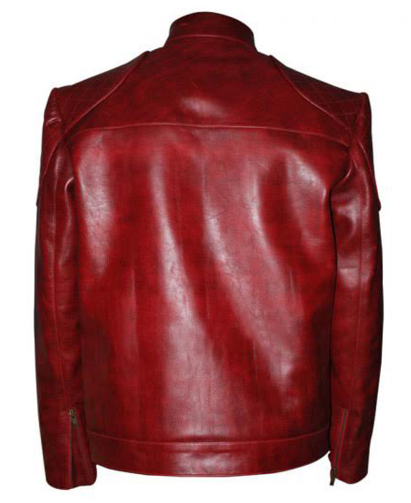 Kevin Hart Ride Along Maroon Leather Jacket Kevin Hart Ride Along Maroon Leather Jacket - Image 2