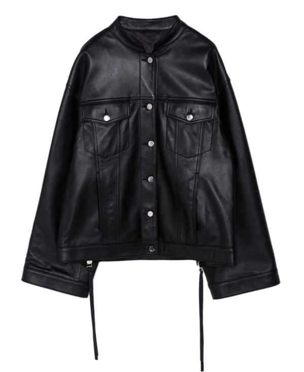Itaewon Class Kim Da-Mi Black Leather Jacket