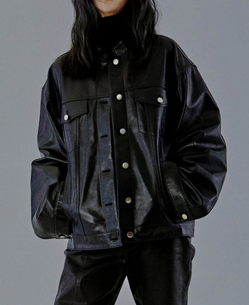 Itaewon Class Kim Da-Mi Black Leather Jacket Itaewon Class Kim Da-Mi Black Leather Jacket - Image 2