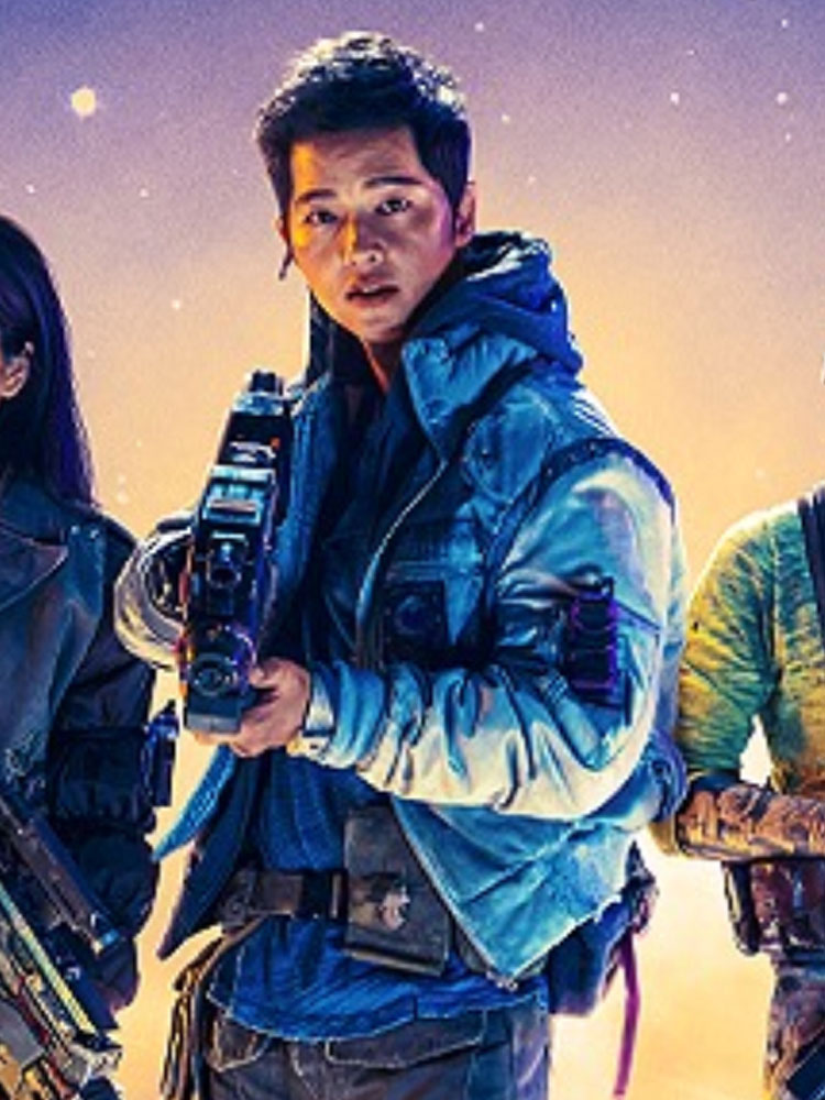 Space Sweepers Song Joong Ki Grey Jacket Space Sweepers Song Joong Ki Grey Jacket - Image 5