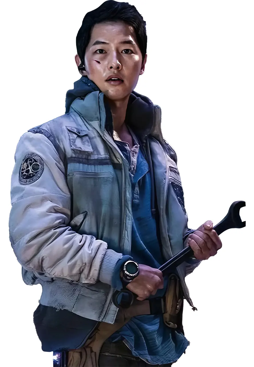 Space Sweepers Song Joong Ki Grey Jacket Space Sweepers Song Joong Ki Grey Jacket - Image 3