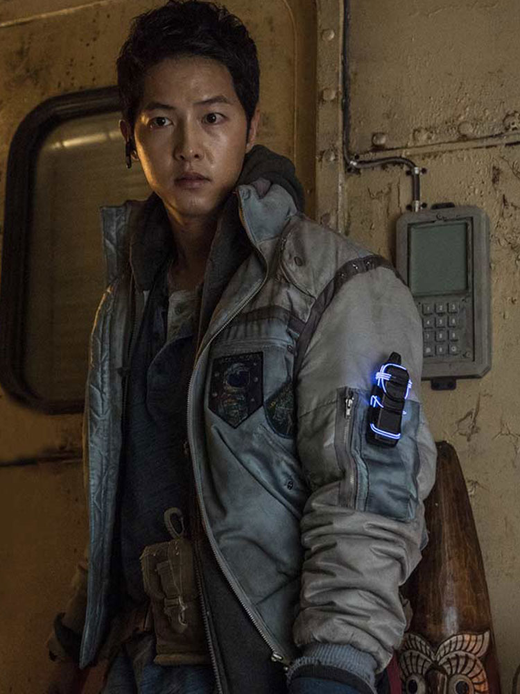 Space Sweepers Song Joong Ki Grey Jacket Space Sweepers Song Joong Ki Grey Jacket - Image 2