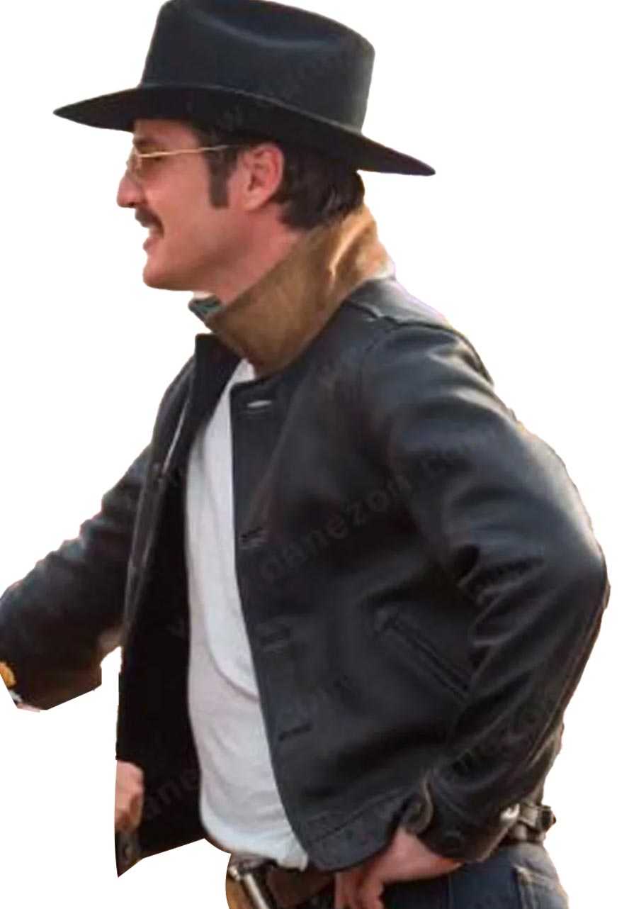 Kingsman Pedro Pascal Leather Jacket Kingsman Pedro Pascal Leather Jacket - Image 4