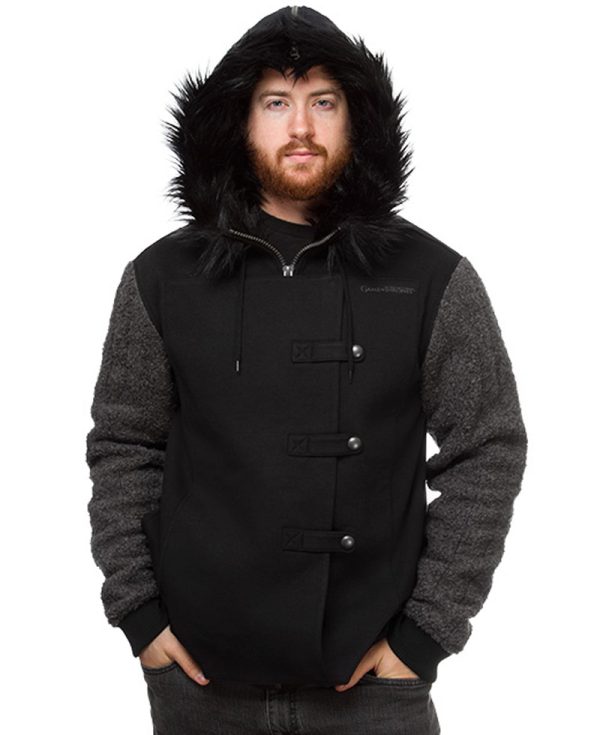 Jon Snow Game of Thrones Fur Hoodie