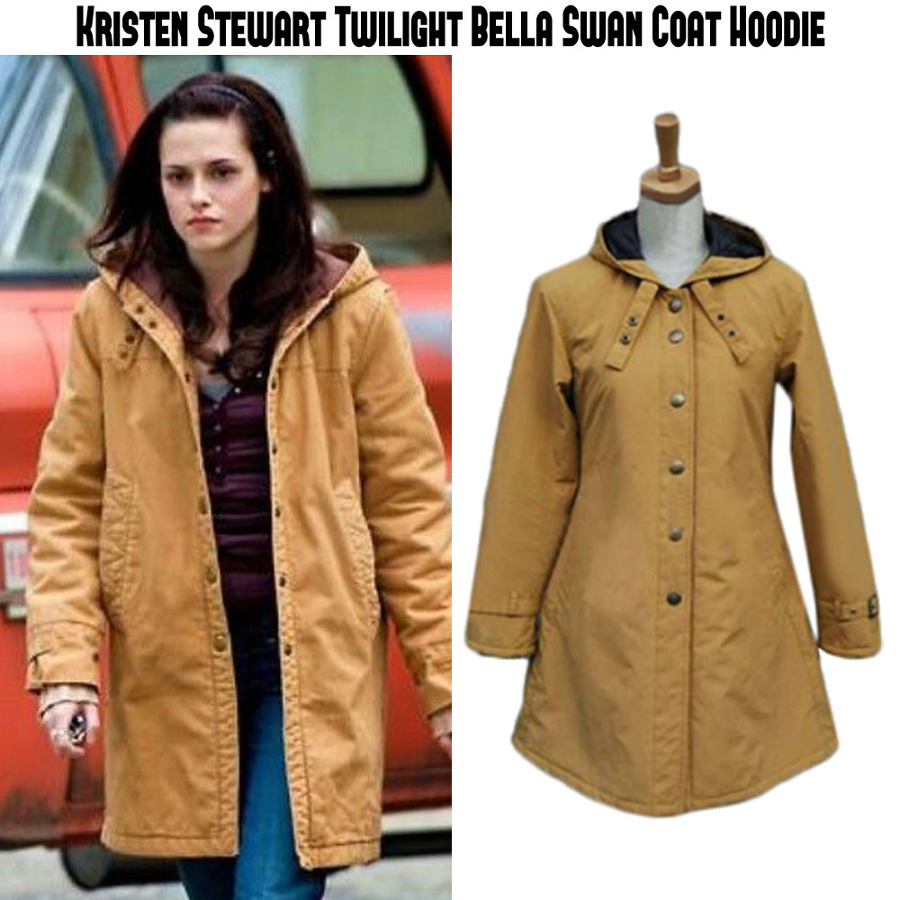 Kristen Stewart Twilight Bella Hooded Coat Kristen Stewart Twilight Bella Hooded Coat - Image 2