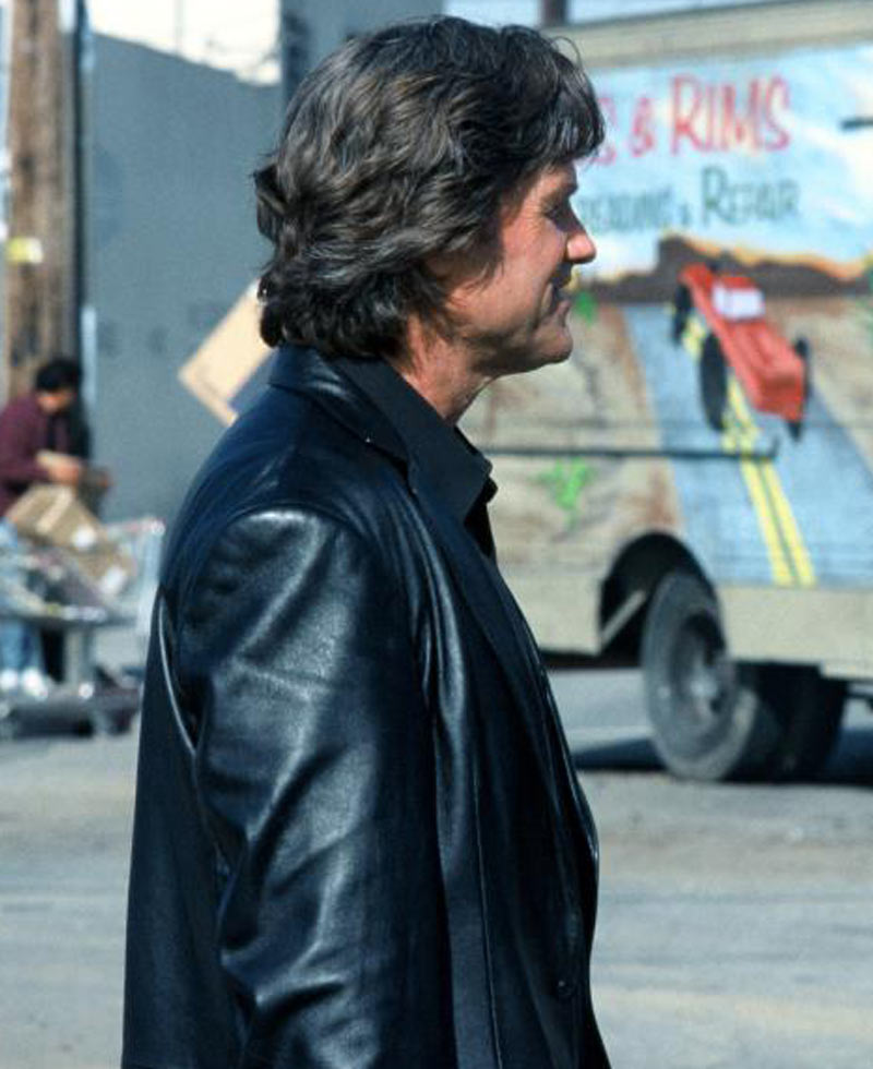 Eldon Perry Dark Blue Kurt Russell Leather Jacket Eldon Perry Dark Blue Kurt Russell Leather Jacket - Image 3