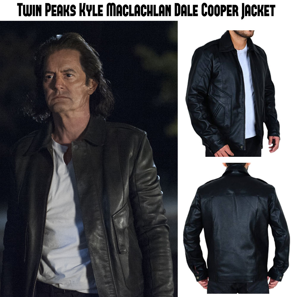 Kyle Maclachlan Twin Peaks Leather Jacket Kyle Maclachlan Twin Peaks Leather Jacket - Image 6