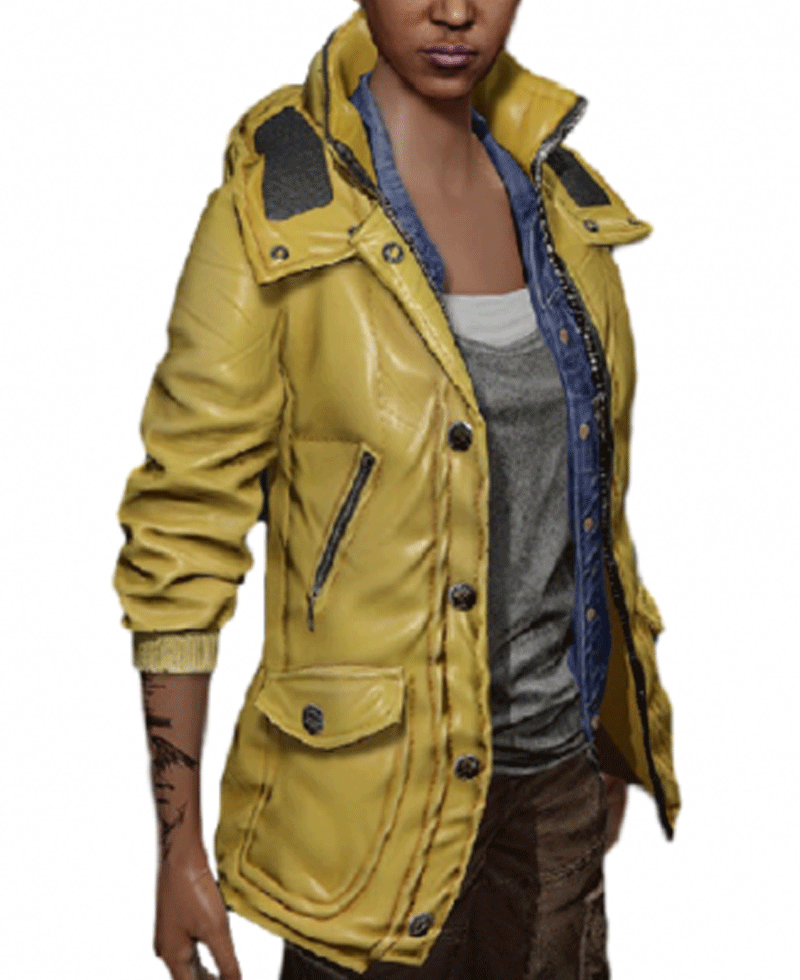 Dead Rising 4 Kylie Hammond Yellow Hoodie