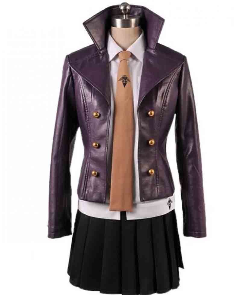 Kyoko Kirigiri Danganronpa Purple Leather Jacket Kyoko Kirigiri Danganronpa Purple Leather Jacket