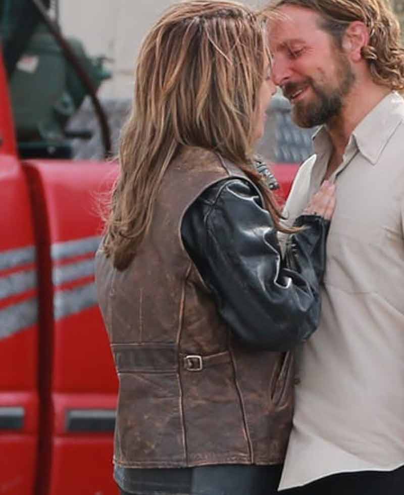 Lady Gaga A Star Is Born Leather Vest Lady Gaga A Star Is Born Leather Vest - Image 3