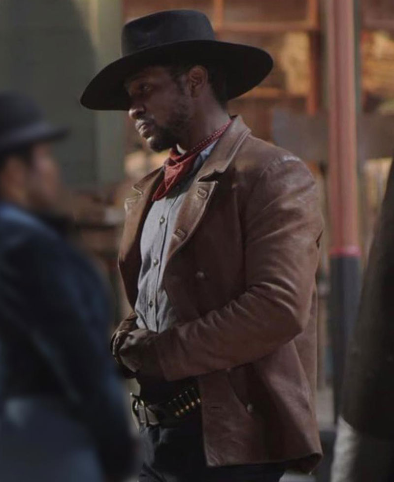 The Harder They Fall Lakeith Stanfield Brown Leather Jacket The Harder They Fall Lakeith Stanfield Brown Leather Jacket