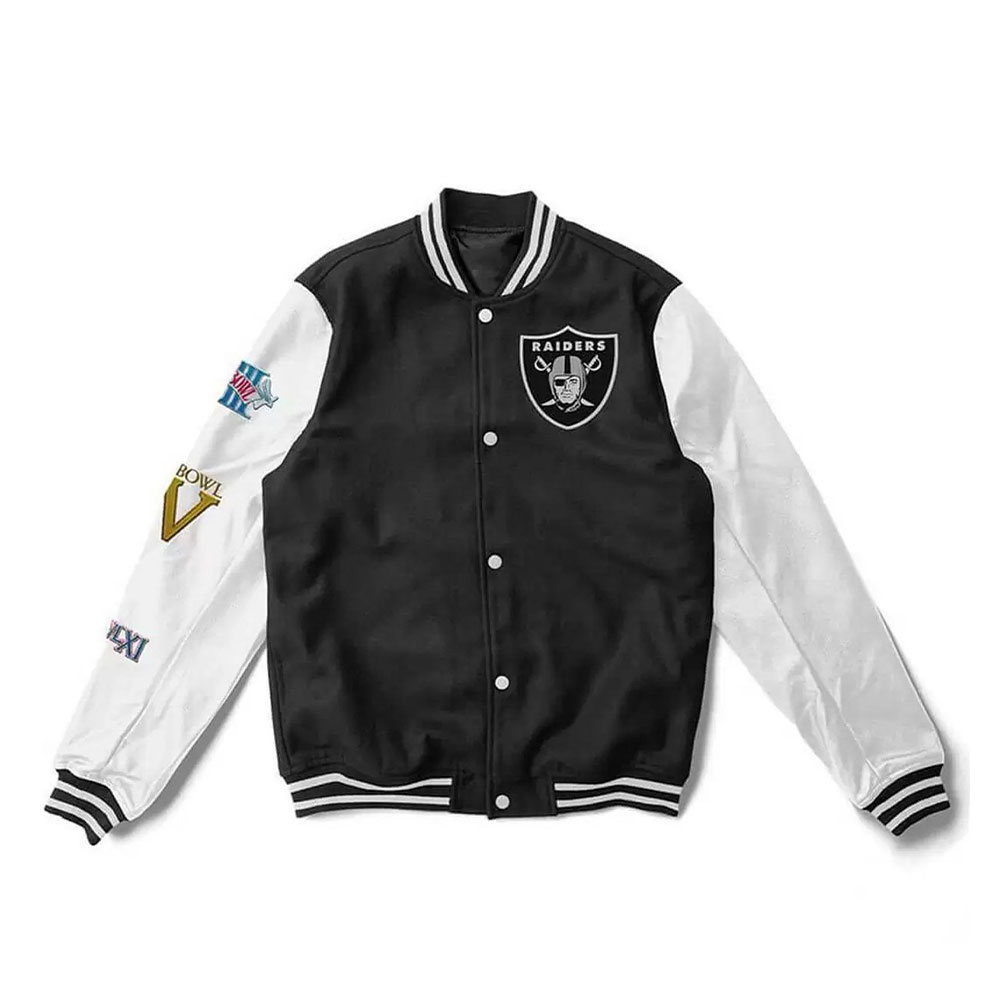 Las Vegas Raiders Varsity Jacket Las Vegas Raiders Varsity Jacket