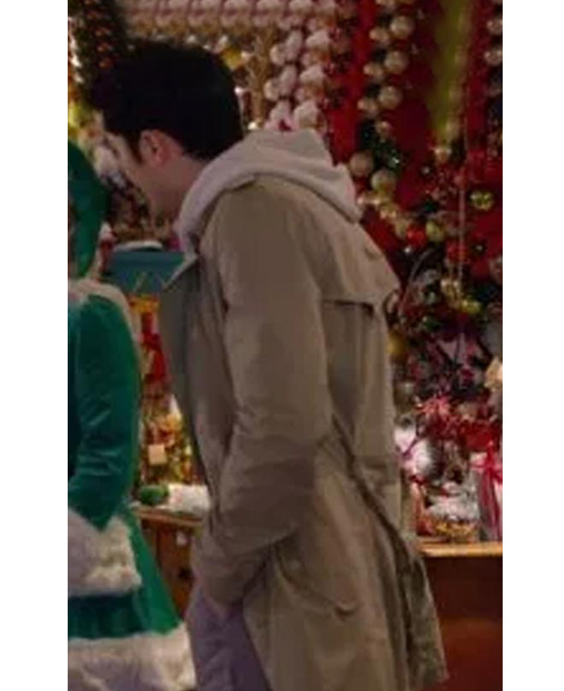 Last Christmas Tom Cotton Brown Coat last christmas henry golding duster