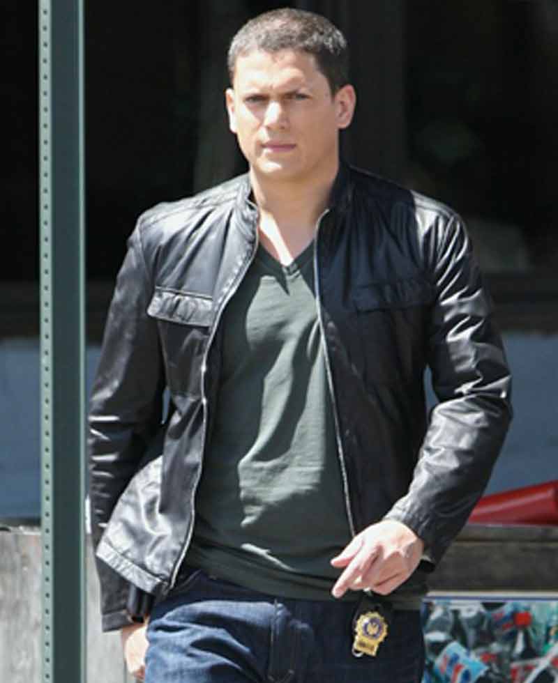 Law & Order SVU Wentworth Miller Leather Jacket Law & Order SVU Wentworth Miller Leather Jacket - Image 6