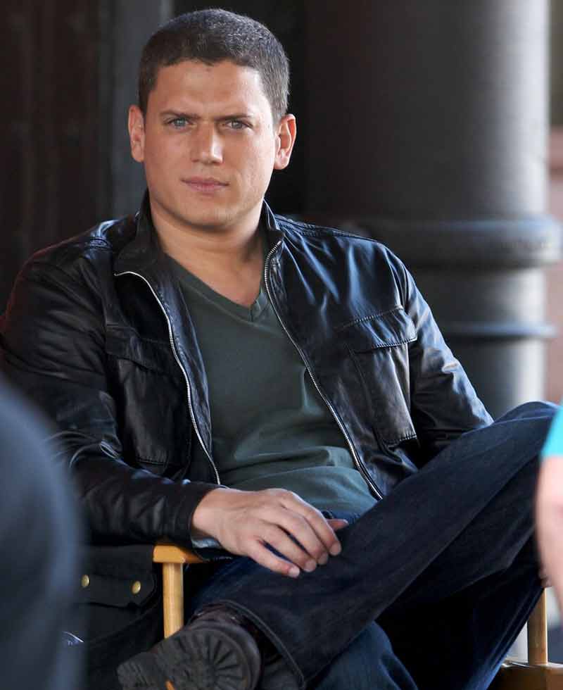Law & Order SVU Wentworth Miller Leather Jacket Law & Order SVU Wentworth Miller Leather Jacket - Image 9