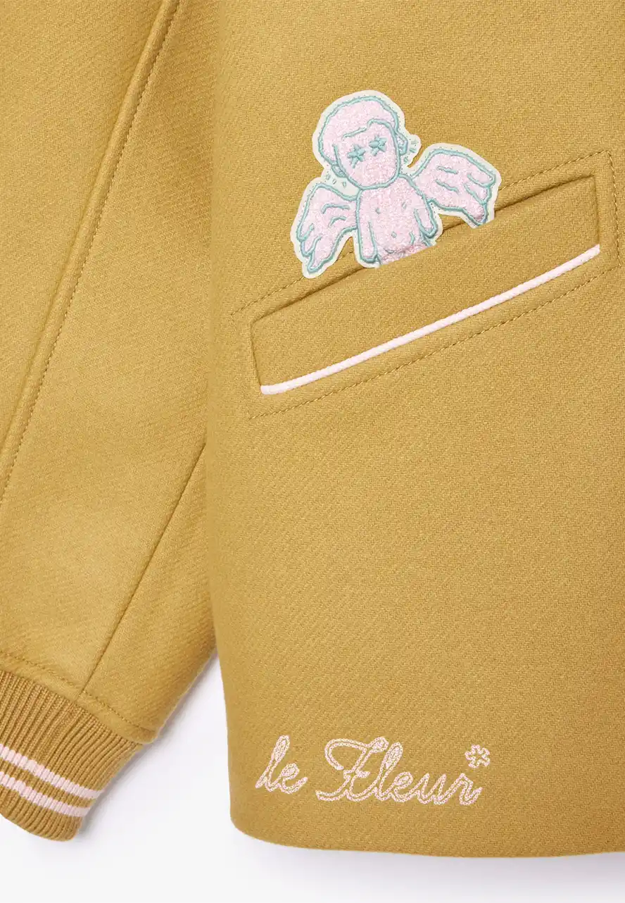 Lefleur Snap Varsity Jacket Lefleur Snap Varsity Jacket - Image 3