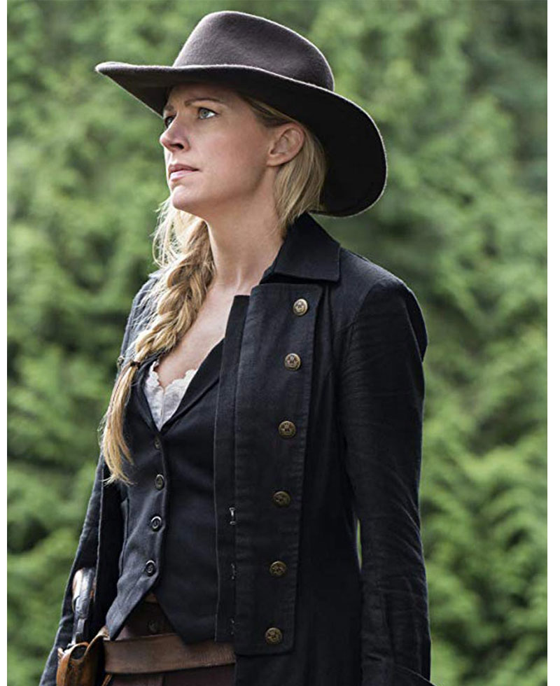 Jes Macallan Legends of Tomorrow Black Coat Jes Macallan Legends of Tomorrow Black Coat