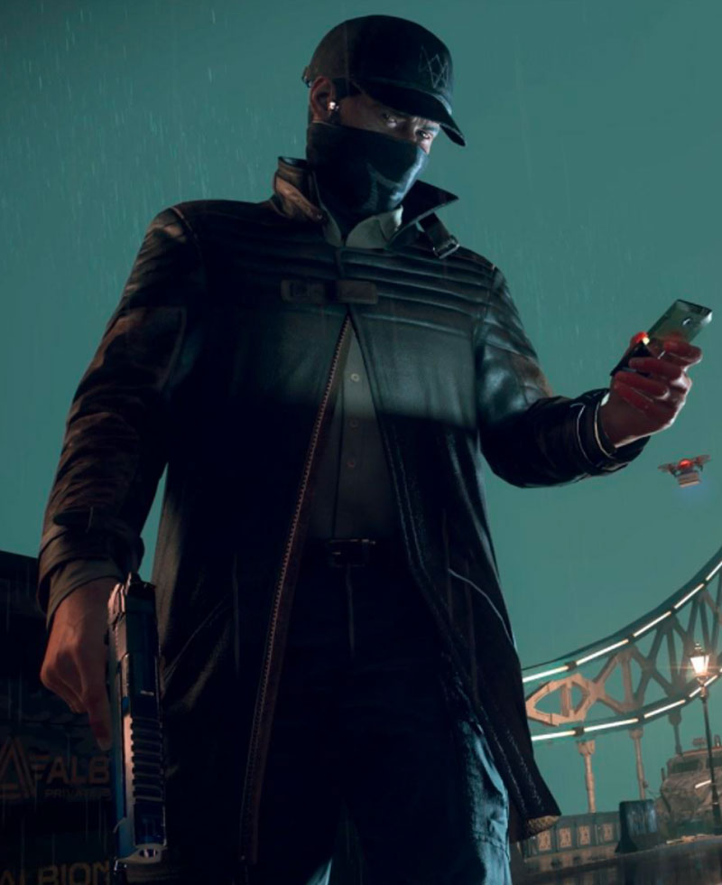 Aiden Pearce Watch Dogs Legion Leather Coat Aiden Pearce Watch Dogs Legion Leather Coat - Image 3