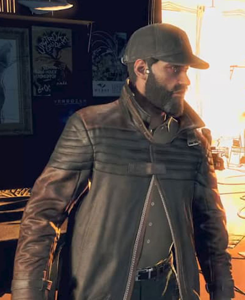 Aiden Pearce Watch Dogs Legion Leather Coat