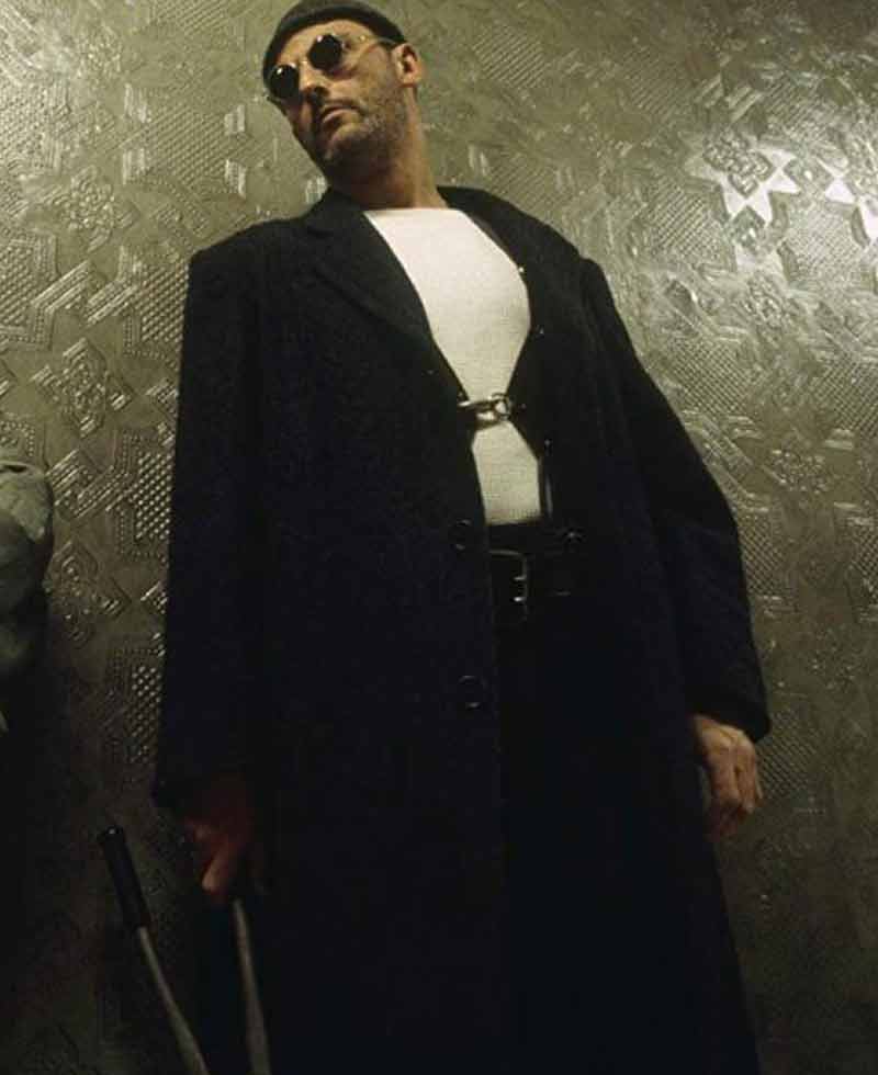 Leon The Professional Jean Reno Trench Coat professional trench coat