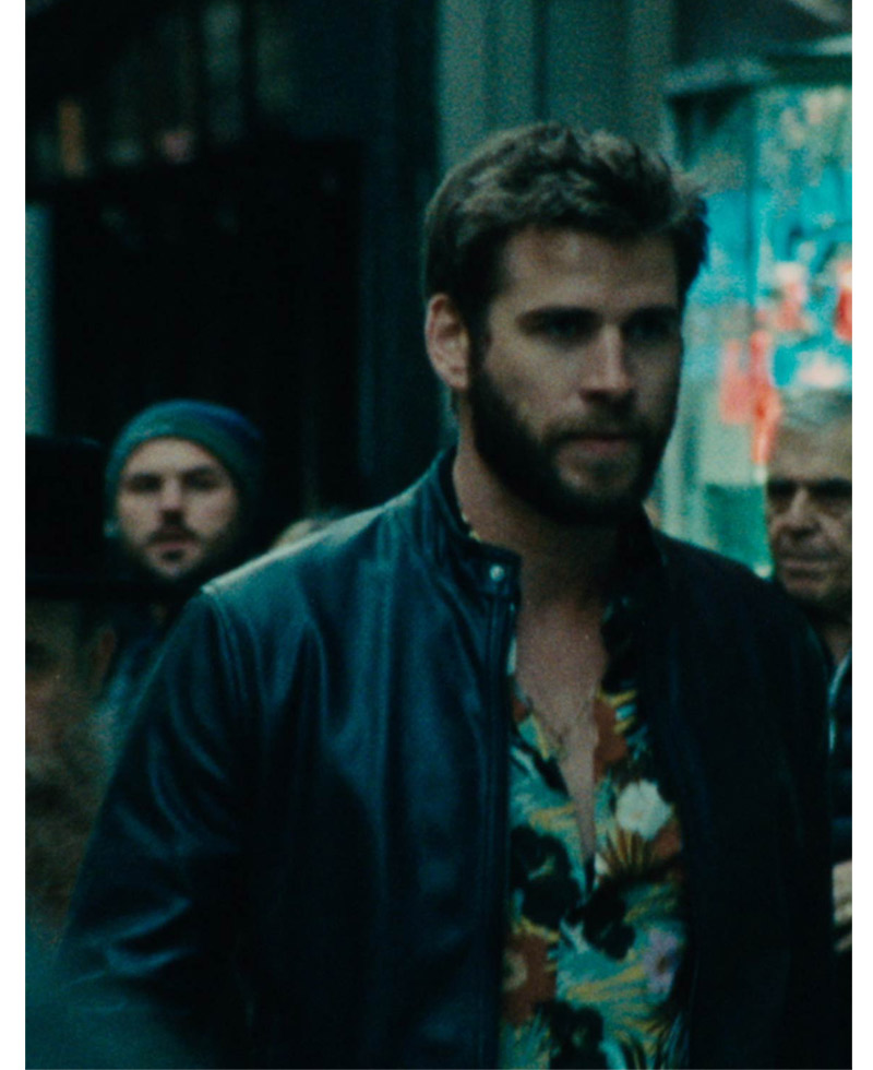 Liam Hemsworth Killerman Black Leather Jacket Liam Hemsworth Killerman Black Leather Jacket