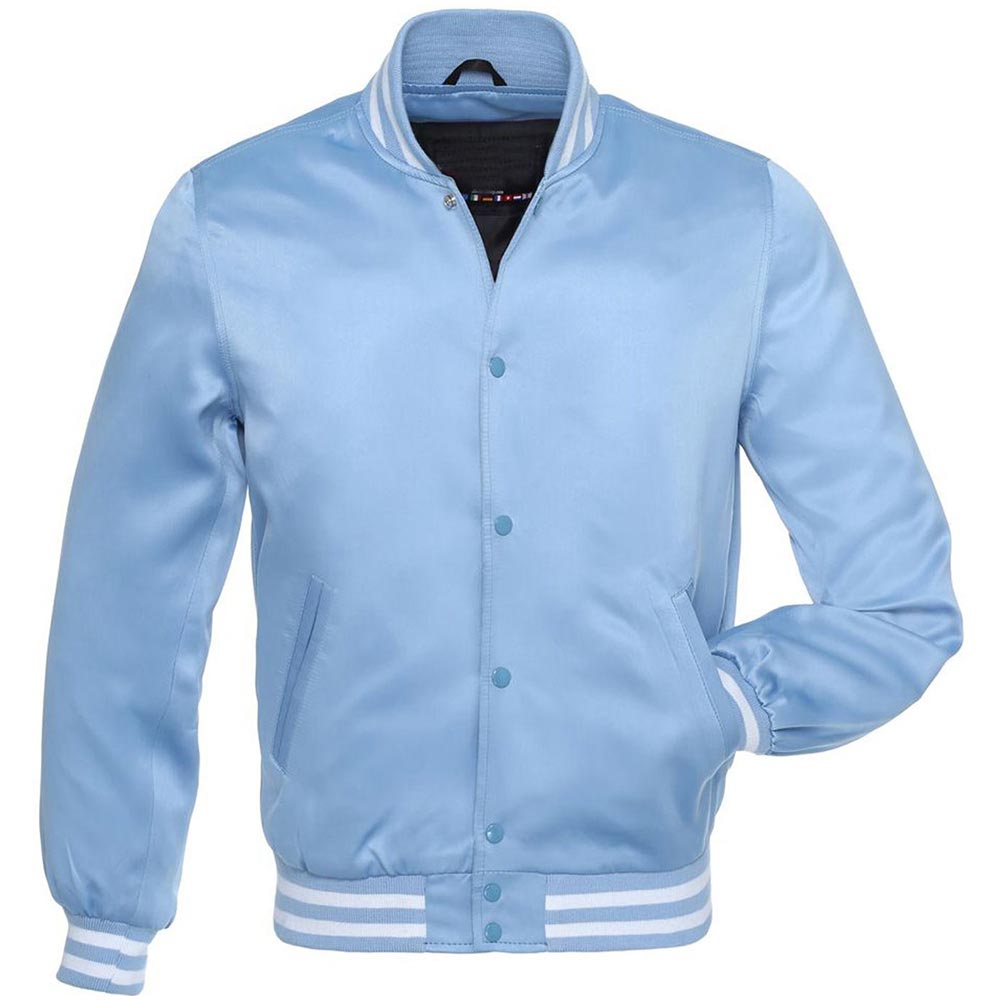 Light Baby Blue Varsity Jacket Light Baby Blue Varsity Jacket
