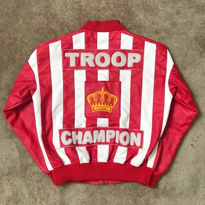 LL Cool J Troop Red Jacket LL Cool J Troop Red Jacket - Image 2