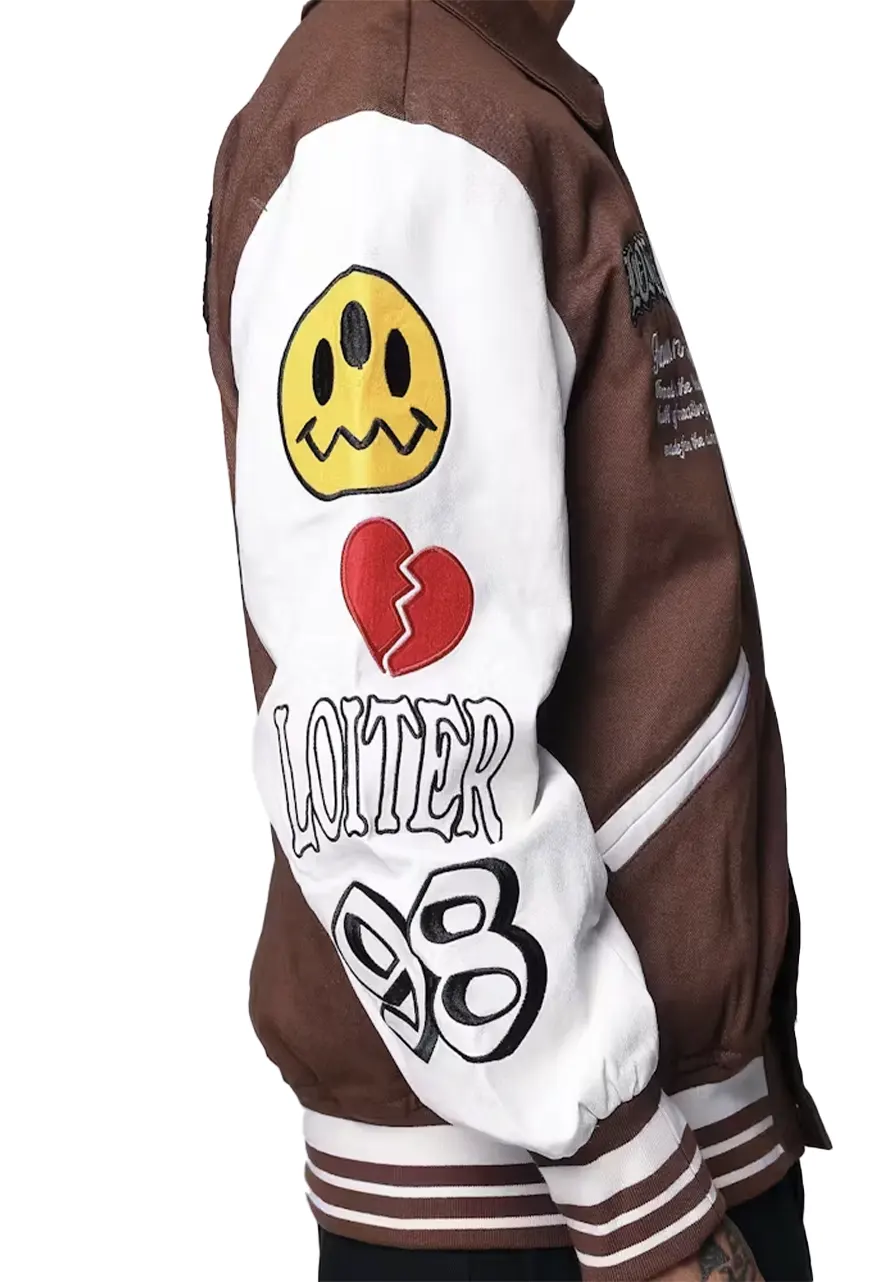 Loiter Flaws Varsity Jacket Loiter Flaws Varsity Jacket - Image 7