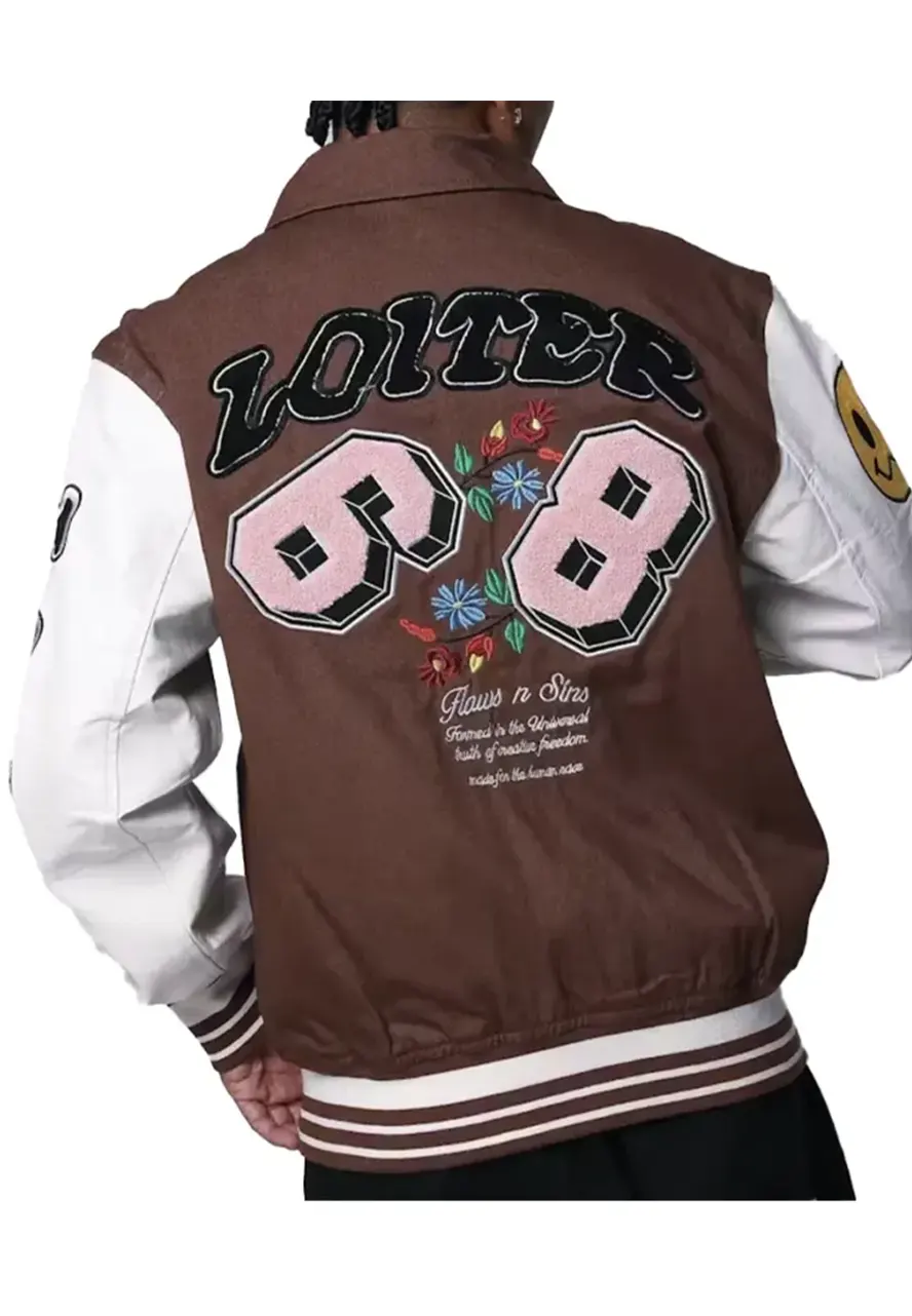 Loiter Flaws Varsity Jacket Loiter Flaws Varsity Jacket - Image 9