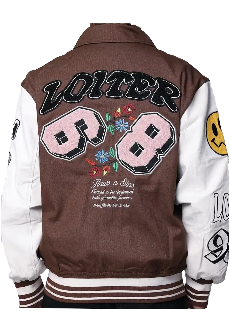 Loiter Flaws Varsity Jacket Loiter Flaws Varsity Jacket - Image 5