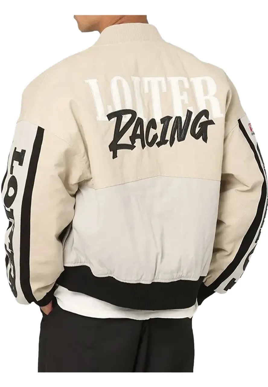 Loiter Motorsport Beige Jacket Loiter Motorsport Beige Jacket - Image 2