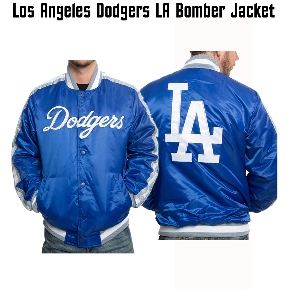 Los Angeles Dodgers Blue Jacket Los Angeles Dodgers Blue Jacket - Image 5