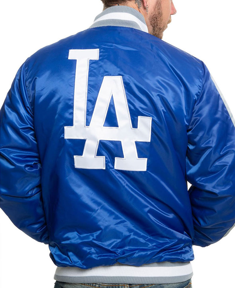 Los Angeles Dodgers Blue Jacket Los Angeles Dodgers Blue Jacket - Image 2