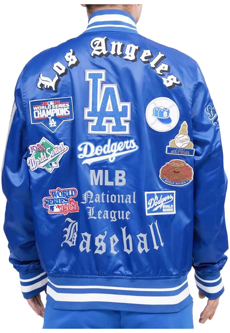 Los Angeles Dodgers Old English Jacket Los Angeles Dodgers Old English Jacket - Image 2