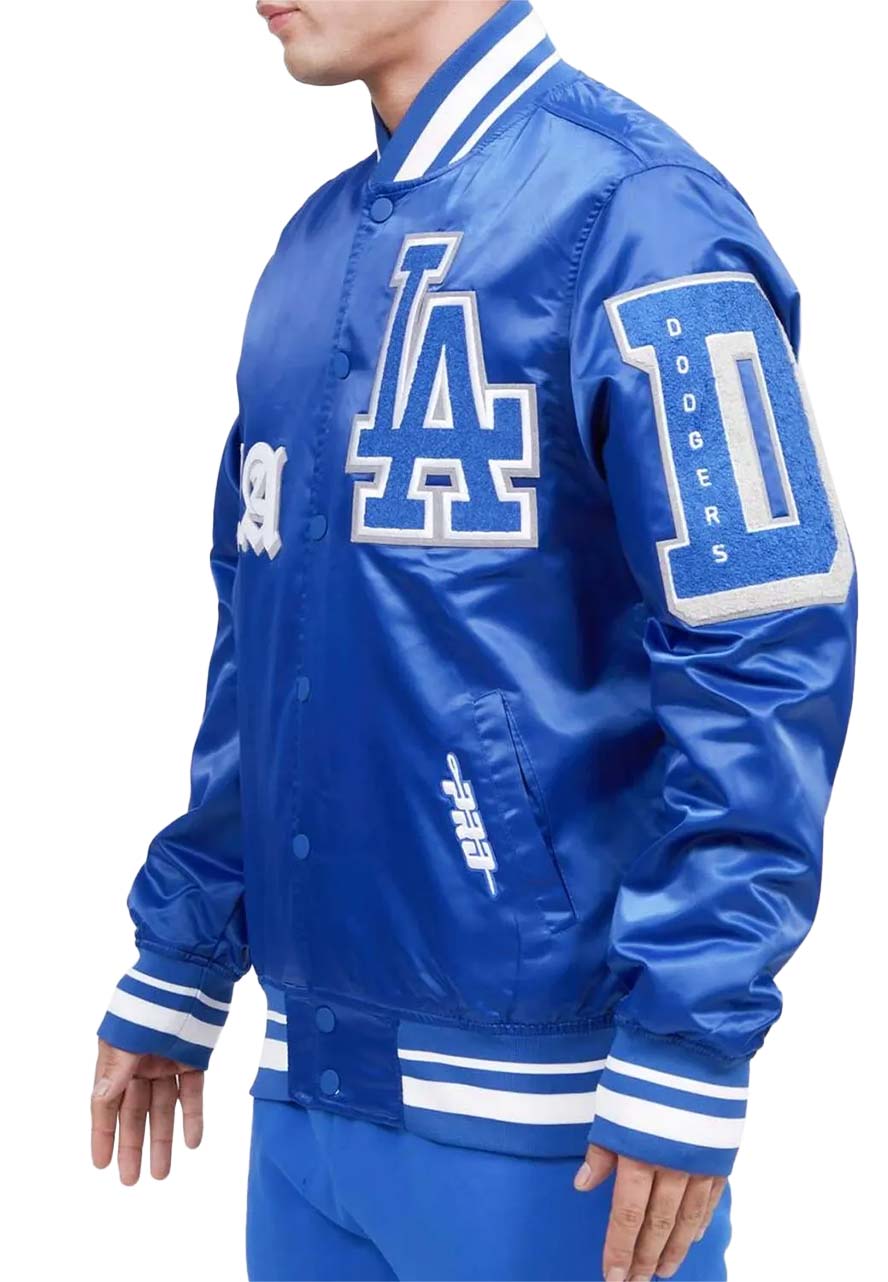 Los Angeles Dodgers Old English Jacket Los Angeles Dodgers Old English Jacket - Image 4