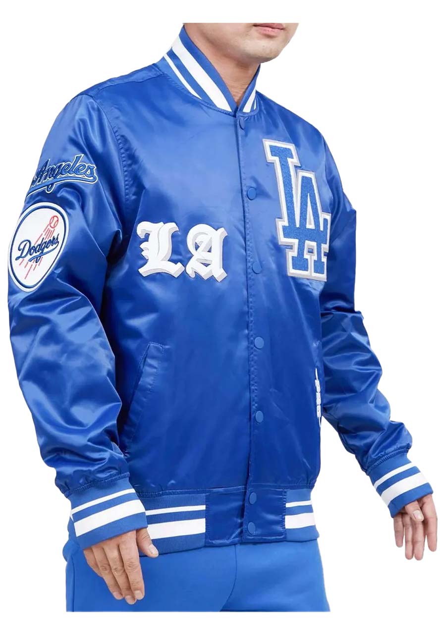 Los Angeles Dodgers Old English Jacket Los Angeles Dodgers Old English Jacket - Image 3