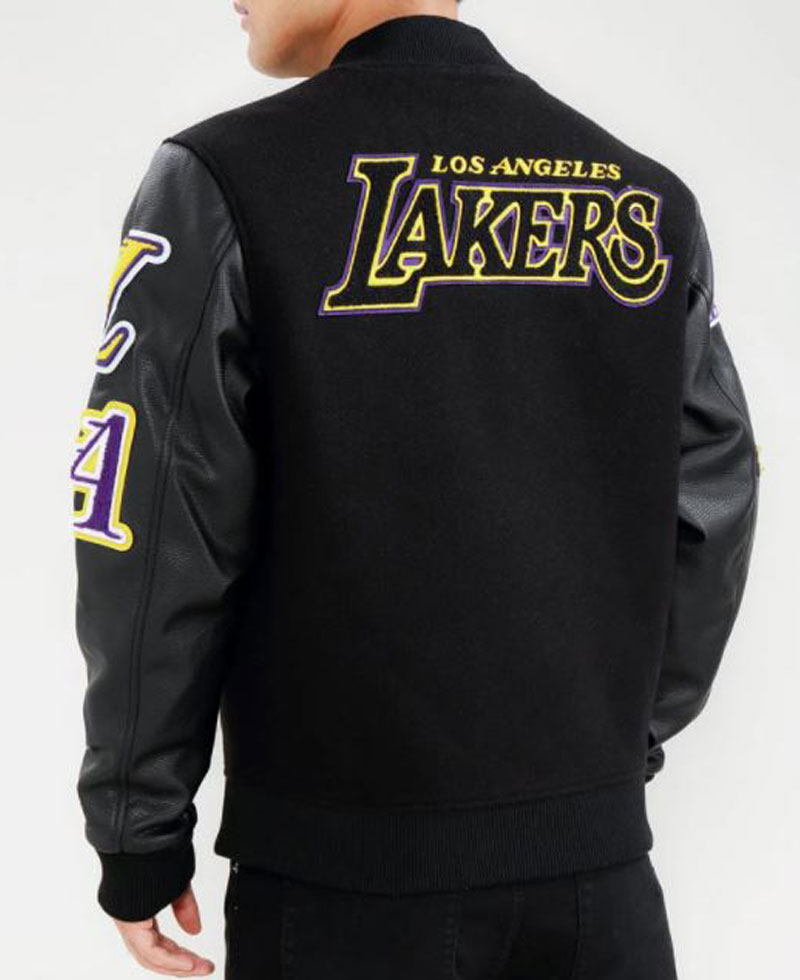 Men's Standard Lakers Los Angeles Jacket Men's Standard Lakers Los Angeles Jacket - Image 2