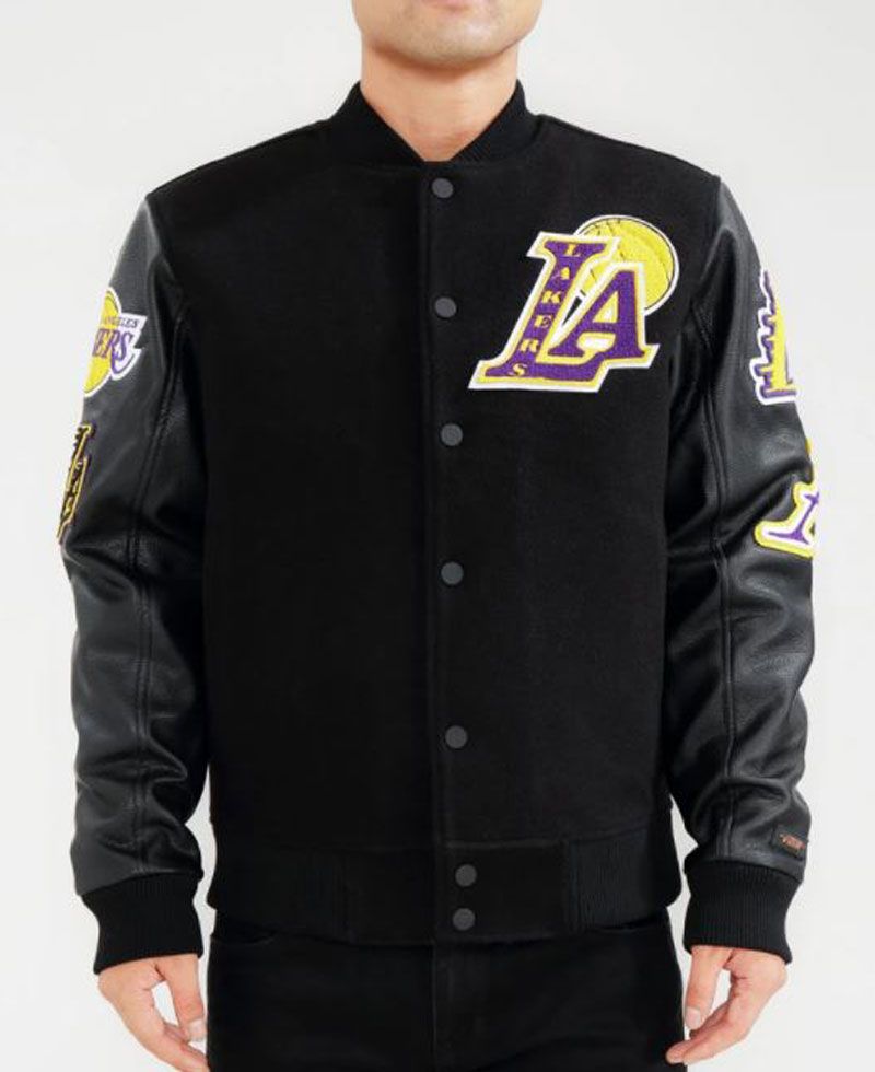 Men's Standard Lakers Los Angeles Jacket Men's Standard Lakers Los Angeles Jacket