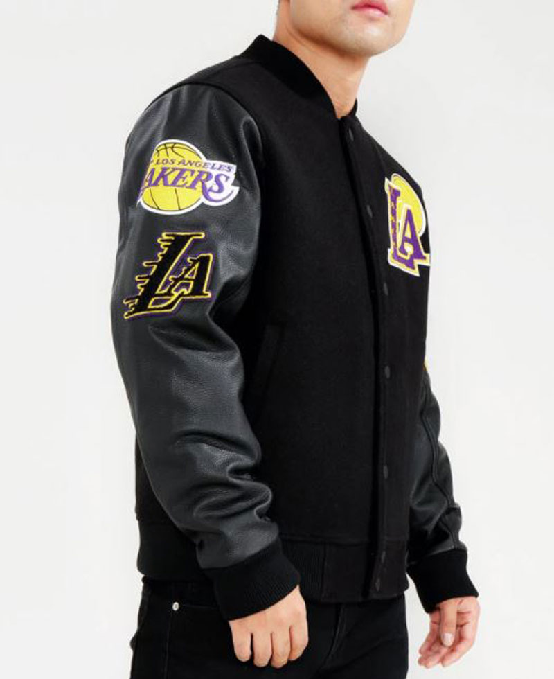 Men's Standard Lakers Los Angeles Jacket Men's Standard Lakers Los Angeles Jacket - Image 3