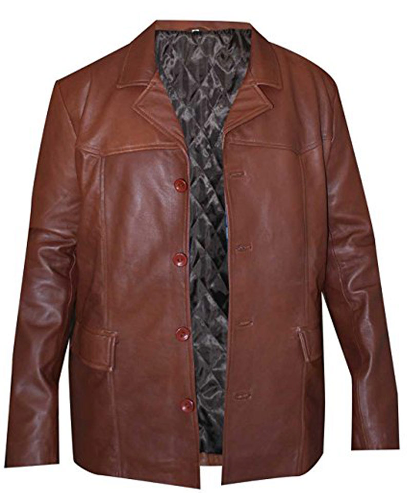 Henry Standing Bear Longmire Leather Jacket Henry Standing Bear Longmire Leather Jacket - Image 4
