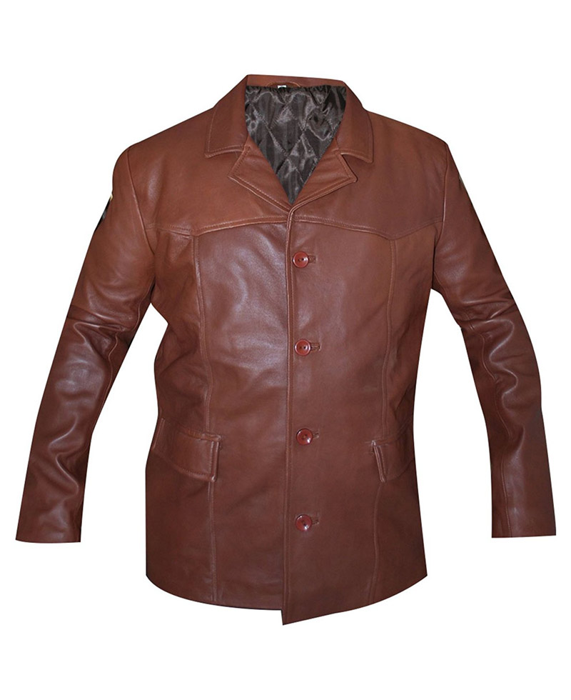 Henry Standing Bear Longmire Leather Jacket Henry Standing Bear Longmire Leather Jacket - Image 3