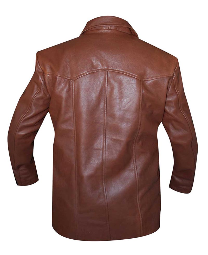 Henry Standing Bear Longmire Leather Jacket Henry Standing Bear Longmire Leather Jacket - Image 2