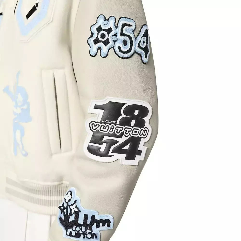 Louis Vuitton Milky Varsity Jacket Louis Vuitton Milky Varsity Jacket - Image 3