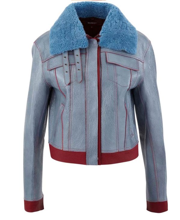 Zoe Chao Love Life Leather Jacket